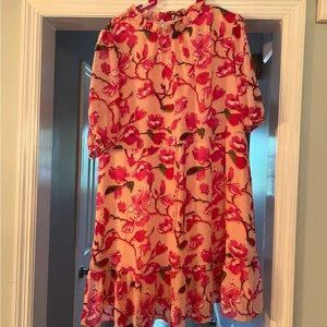 Chic Soul, Pink Floral Dress